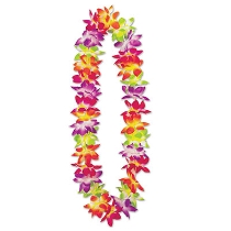 Colorful Maui Floral Lei for a Luau 