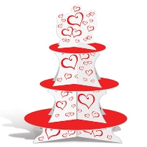Fancy Heart Valentine Cupcake Stand 