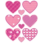 Valentine's Day Clings (Pack of 108) Valentine's Day Clings, Valentine's Day, clings, decoration, hearts. wholesale, inexpensive, bulk