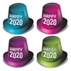 DISC-New Year 2020 Hi-Hats (Pack of 25) New Year 2020 Hi-Hats, New years Eve party supplies, Hi-hats