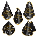 Shimmer Hat Assortment (Pack of 50) Shimmer Hat Assortment, hat, assortment, new year's eve, silver, gold, black, party favor, wholesale, inexpensive, bulk