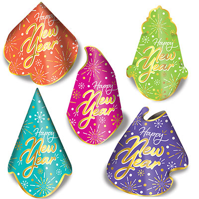Neon Burst Hat Assortment (Pack of 50) Neon Burst Hat Assortment, neon burst, hat, neon, assortment, party hat, new years eve, wholesale, inexpensive, bulk