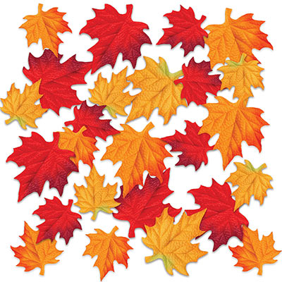 Deluxe Fabric Autumn Leaves (Pk of 576) Deluxe Fabric Autumn Leaves, fabric, autumn, leaves, decoration, fall, Thanksgiving, wholesale, inexpensive, bulk
