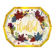 Friendsgiving Dinner Plates (Pack of 96) Friendsgiving Dinner Plates, friendsgiving, Thanksgiving, decoration, dinner, plate, wholesale, inexpensive, bulk