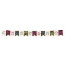 Foil Happy Friendsgiving Streamer (Pack of 12) Foil Happy Friendsgiving Streamer, Happy Friendsgiving, Thanksgiving, streamer, decoration, wholesale, inexpensive, bulk