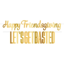 Foil Friendsgiving Streamer Set (Pack of 12) Foil Friendsgiving Streamer Set, Friendsgiving, streamer, decoration, Thanksgiving, wholesale, inexpensive, bulk