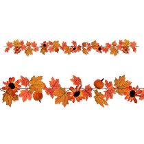 Orange, Yellow and pumpkin Autumn Garland for Thanksgiving