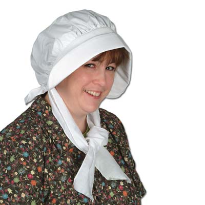White Pilgrim Bonnet 