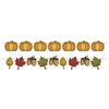 Rustic Fall Streamer Set with Pumpkin, Leaves and Acorns on a String 
