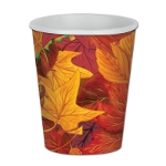 Fall Leaf Beverage Cups for Thanksgiving