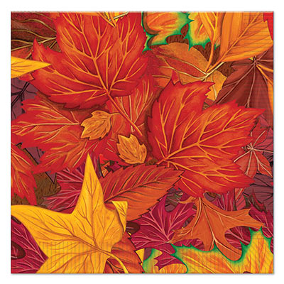 Fall Leaf Luncheon Napkins for Thanksgiving