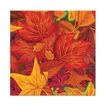 Fall Leaf Beverage Napkins for Thanksgiving