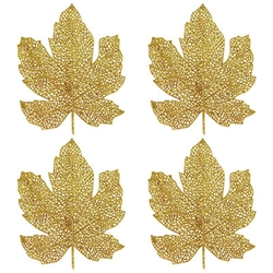 Glittered Fall Leaves (Pack of 48) Glittered Fall Leaves, Fall, Leaves, Thanksgiving, decoration, wholesale, inexpensive, bulk