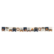 Foil Fall Thanksgiving Streamer (Pack of 12) Foil Fall Thanksgiving Streamer, fall, Thanksgiving, pumpkin, decoration, streamer, wholesale, inexpensive, bulk