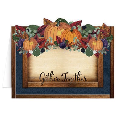 Fall Thanksgiving Table Cards (Pack of 96) Fall Thanksgiving Table Cards, Thanksgiving, table cards, decoration, wholesale, inexpensive, bulk