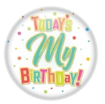 Today's My Birthday Button (Pack of 6) Today's My Birthday Button, Today's My Birthday, Birthday, button, party favor, wholesale, inexpensive, bulk