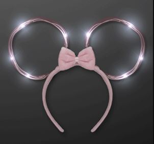 Bendable Light Up Ears Headband for a mickey mouse costume at Halloween 