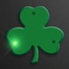 Blinky Green Shamrock Flashing Pins. These Green Shamrock Flashing Pins will add flare to any St. Patricks Day outfit.