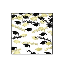 Congrats & Caps Confetti (Pack of 6) Congrats & Caps Confetti, congratulations, graduation caps, caps, wholesale, inexpensive, bulk