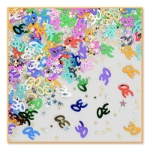 30 & Stars Confetti Multiple Colors 