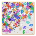 40 & Stars Multiple Colors Confetti 