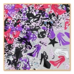 Girls' Night Out Confetti with Multiple colors of shoes, streamers and stars