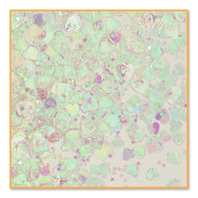Iridescent Hearts Confetti 