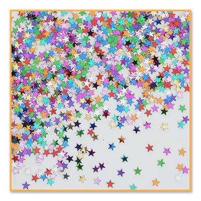 Multi Colored Small Party Stars Confetti 