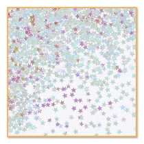 Iridescent Small Stars Confetti