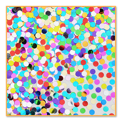 Metallic Multi color Pretty Polka dots Confetti 