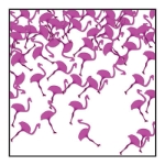 Flamingos Confetti (Pack of 6) Flamingos Confetti, flamingos, confetti, decoration, luau, wholesale, inexpensive, bulk