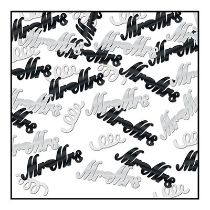 Mr & Mrs Confetti (Pack of 6) Mr & Mrs Confetti, mr & mrs, Confetti, decoration, wedding, anniversary, wholesale, inexpensive, bulk