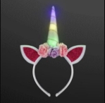Color Change LED Unicorn Headbands (Pack of 12) Color Change LED Unicorn Horn Headband, color changing, multi-color, led, unicorn, headband, party favor, new year's eve, halloween, wholesale, fantasy, inexpensive, bulk, magic pony, little ponies, unicorns, festival, costume