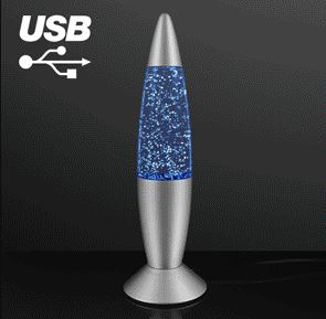 USB Groovy Glitter Light Mood Lamp for any room decoration 