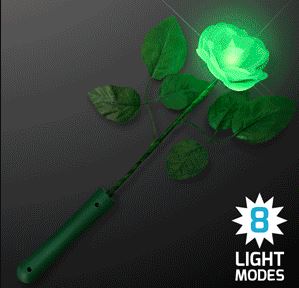LED Multicolor Rose with eight light modes. With these LED multicolor Roses you will be able to pick your favorite guy or gal right in your own home.