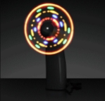 Black Light Up Mini Fans (Pack of 12) Light Up Mini Fans, light up, fans, mini, party favor, july 4th, new year's eve, wholesale, inexpensive, bulk