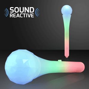  Microphone Toy Light Wand w/ Sound Reaction. This Microphone Toy will make your kiddos the star of the band.