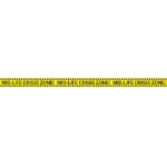 Mid-Life Crisis Zone! Party Tape (Pack of 12) mid life crisis zone party tape, over the hill party decorations, birthday caution tape, milestone birthday supplies, 40th birthday decorations, 50th birthday decorations, 60th birthday party supplies, novelty party tape, warning zone tape, yellow caution party tape, over the hill birthday decor, party decoration tape, bulk birthday decorations, party express