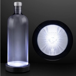 White LED Bottle Glorifiers (Pack of 12) LED white Bottle Glorifiers, new years eve party supplies, themed party supplies, light up bottle glorifiers, glow in the dark party supplies
