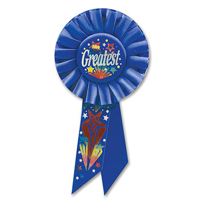 The Greatest Rosette (Pack of 6) The Greatest Rosette, greatest, rosette, party favor, wholesale, inexpensive, bulk