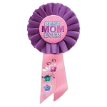 Best Mom Ever Rosette (Pack of 6) Best Mom Ever Rosette, best mom ever, rosette, party favor, mother's day, wholesale, inexpensive, bulk