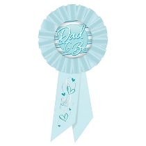 Dad To Be Rosette (Pack of 6) Dad To Be Rosette, dad to be, rosette, party favor, baby shower, it's a boy, wholesale, inexpensive, bulk