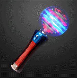 Star Spinning LED Wand. These star spinning LED wands are great for parties on days like fourth of July.