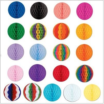 12" Tissue Ball (select a Color)