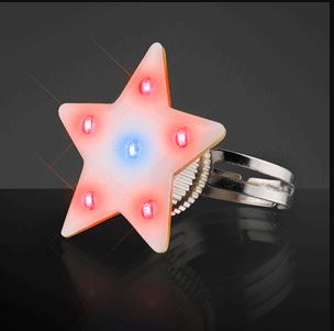 Turbo Star Flashing Rings