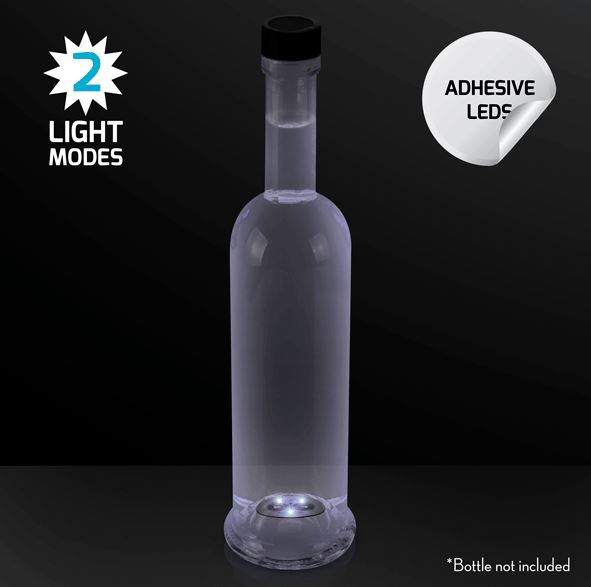 White LED lighted sticker bottle glorifier.