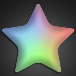 Light Up Aurora Star LED Pins (Pack of 12) Light Up Aurora Star LED Pins, light up, star, led, pin, party favor, new year's eve, hollywood, wholesale, inexpensive, bulk