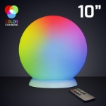 10" Floating LED Ball with Charger and Remote. This Color Changing Ball will add the perfect amount of flare to any party or home.